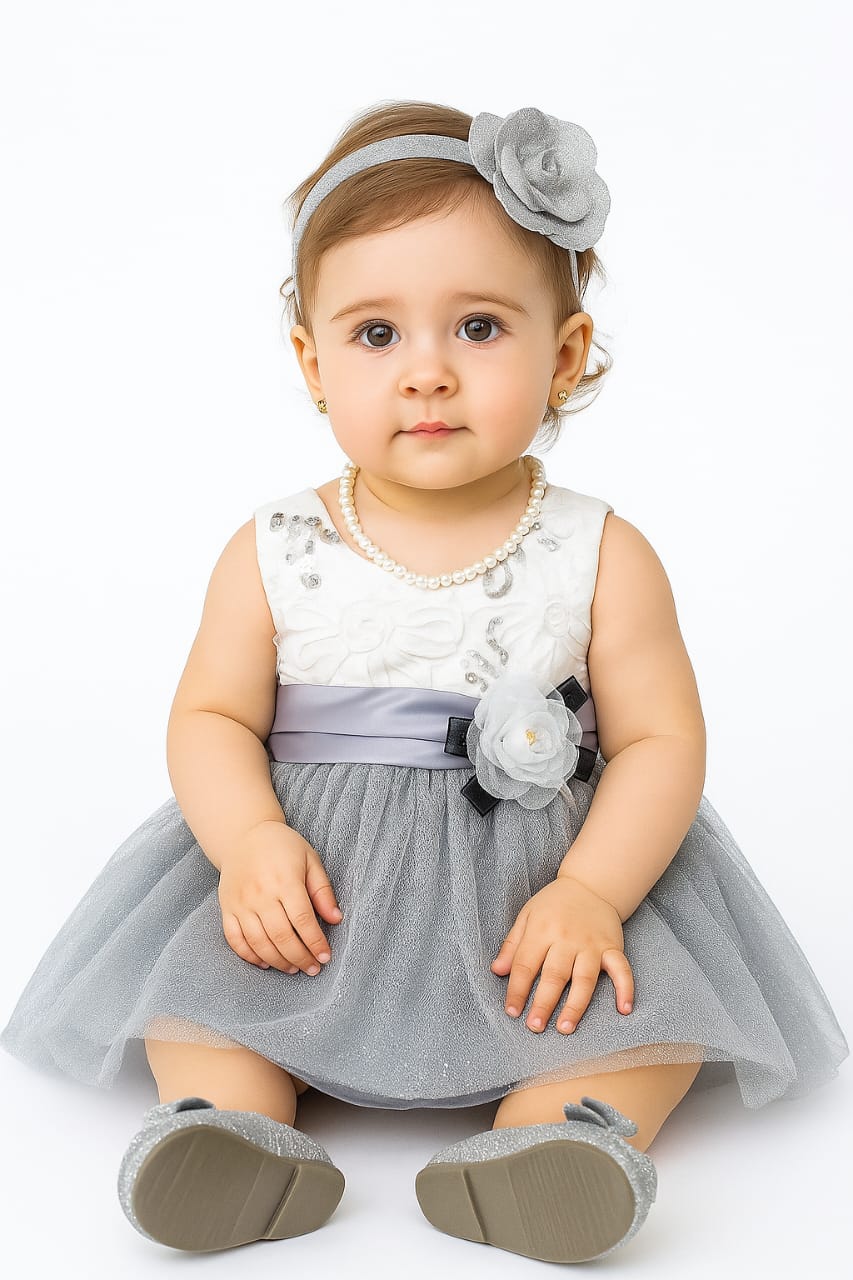 Fancy Frock Grey