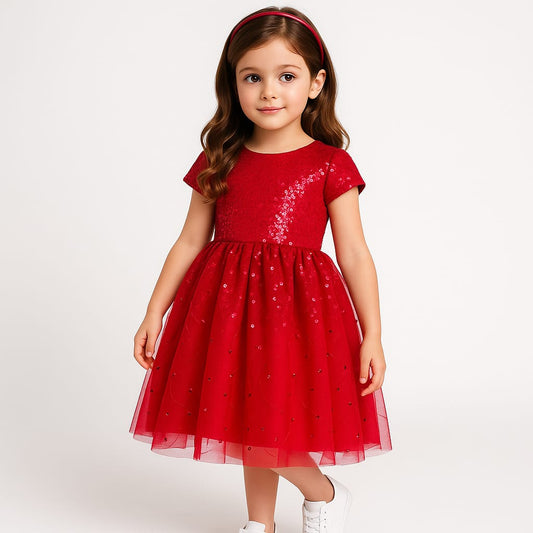 RED FANCY FROCK