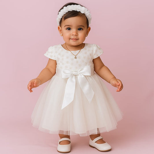 Fancy Frock White