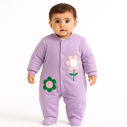 Baby Girl Romper Purple