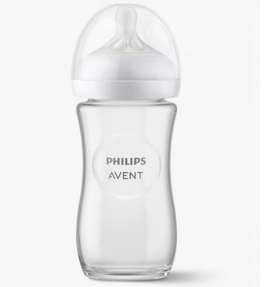 Philips Avent Natural Response Glass Bottle 240ml Bottle PK1 (SCY933/01)