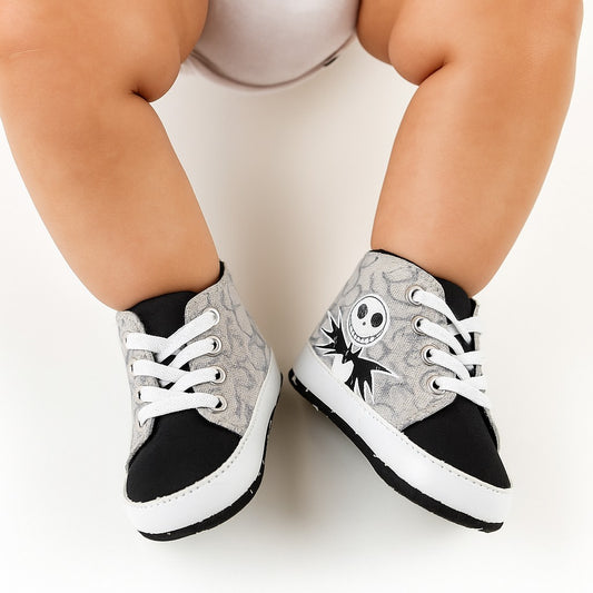 Baby Grey/Black Booties