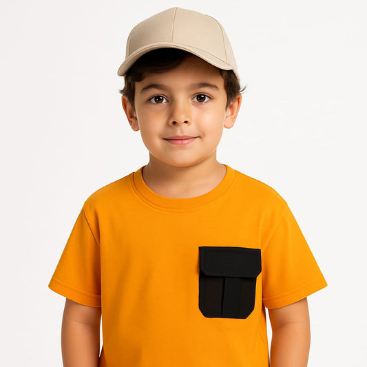 Baby Boy T-shirt Mustard