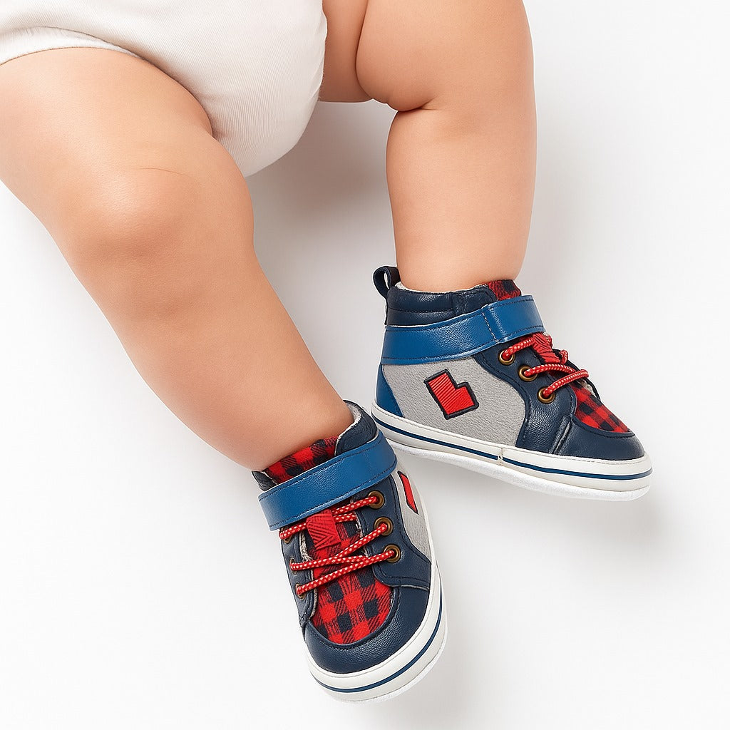 Baby Red/Blue Booties