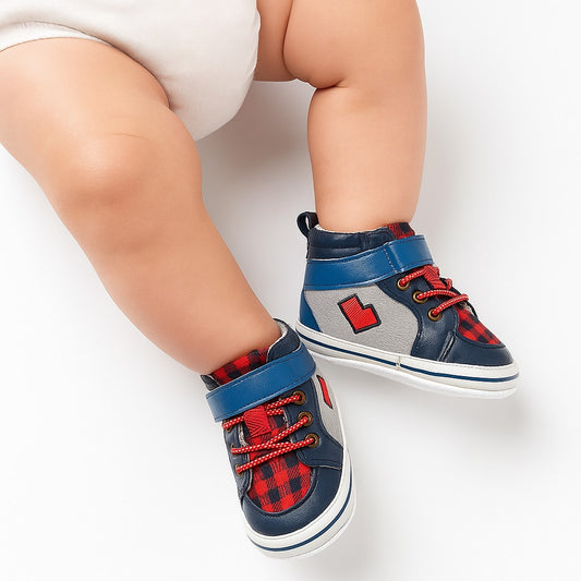 Baby Red/Blue Booties
