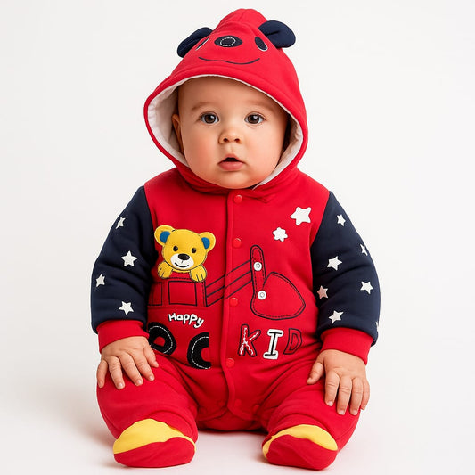 Baby Boy Romper Red