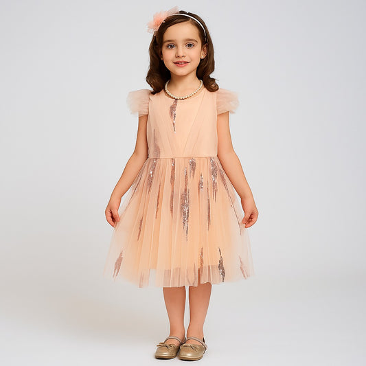 Fancy Frock Peach