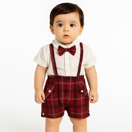 Baby Boy Formal Romper Mehron