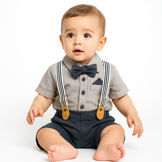 Baby Boy Formal Romper