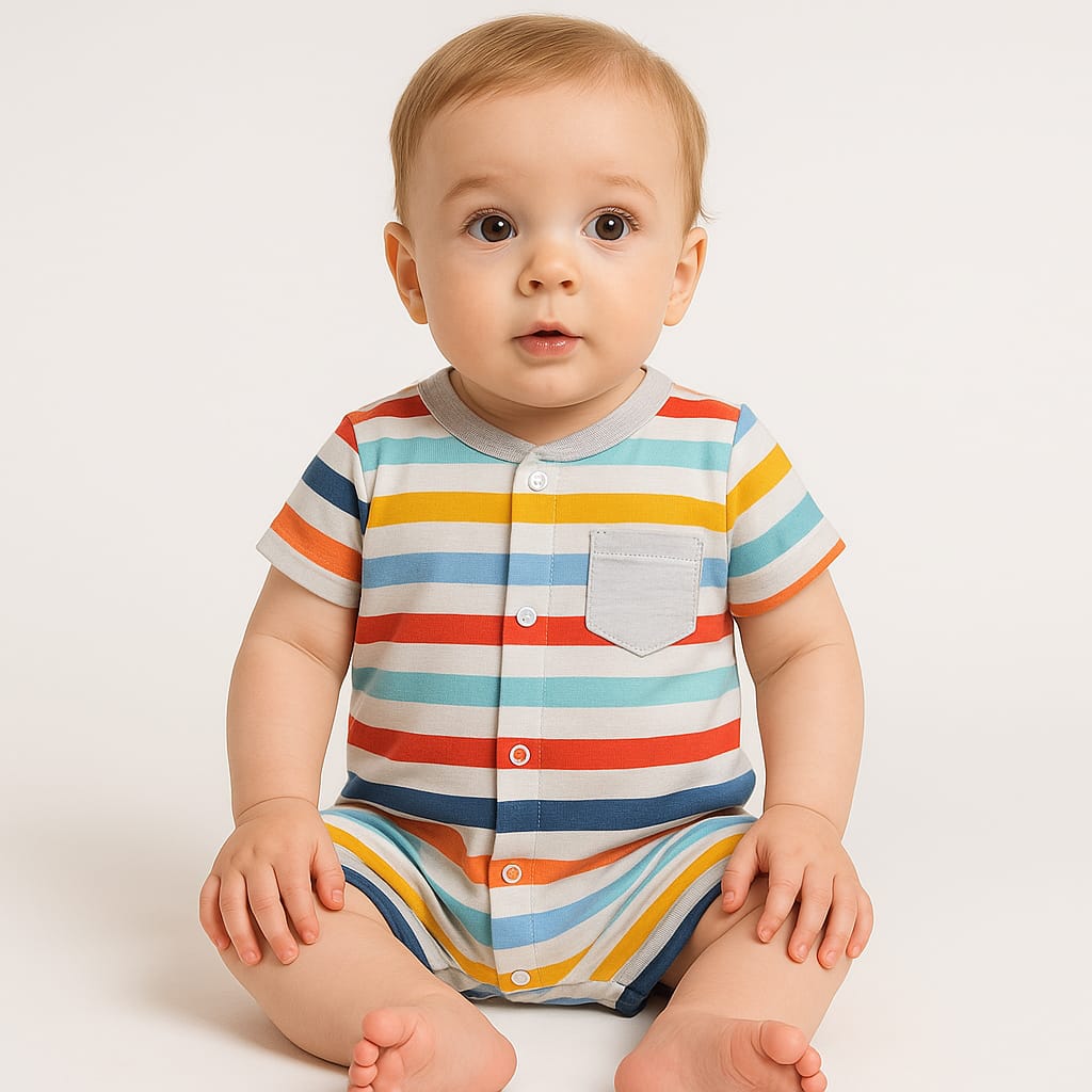 Boy Romper Colour Full